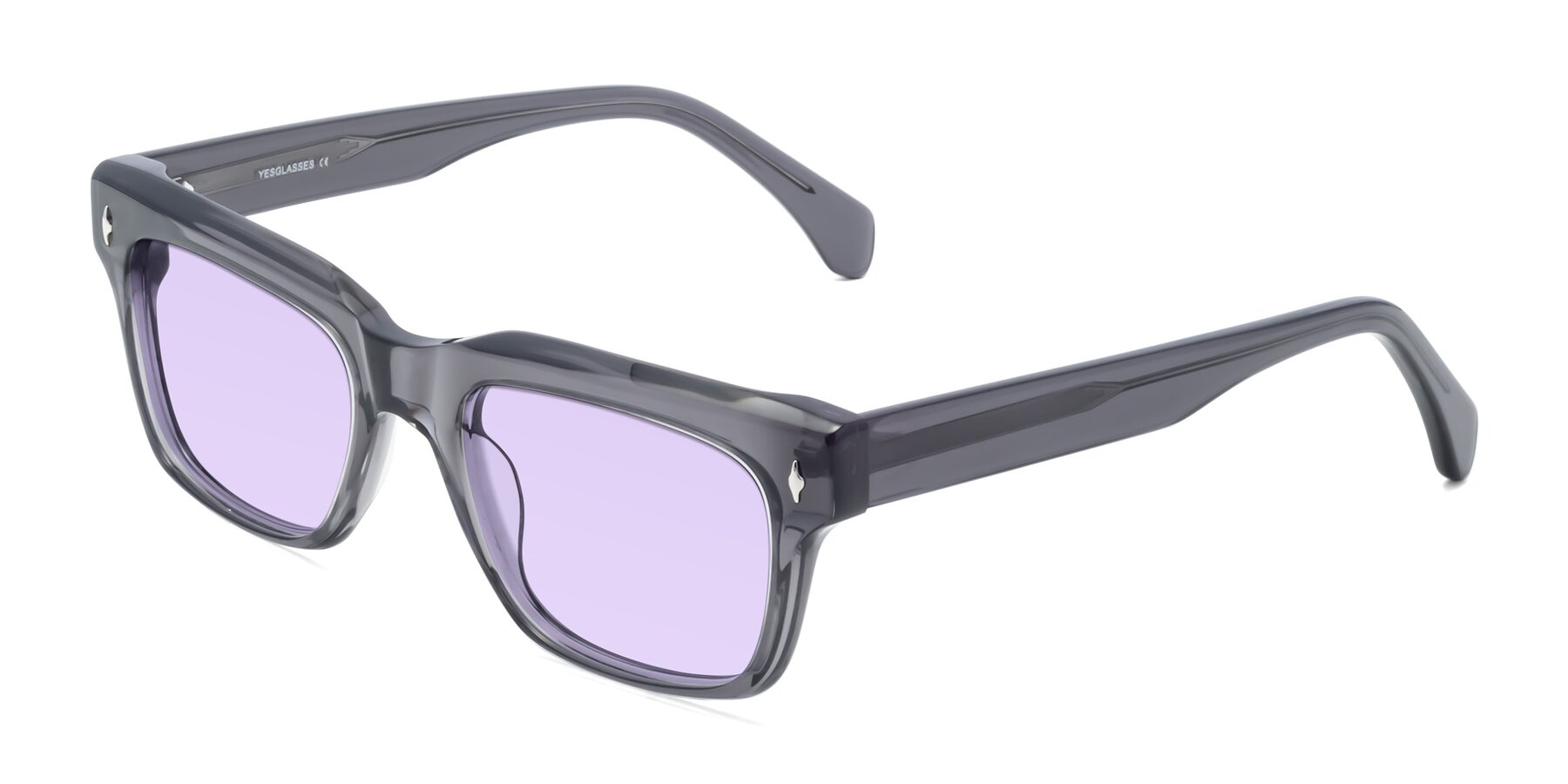 Angle of Forbes in Gray with Light Purple Tinted Lenses