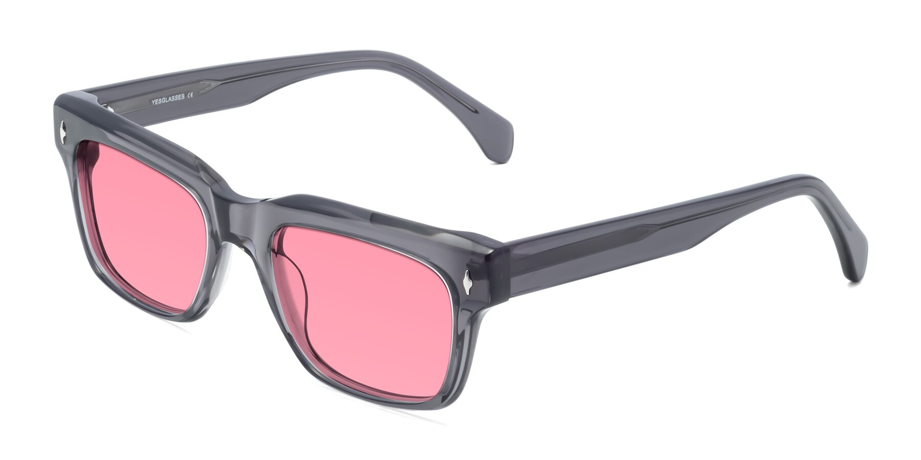 Angle of Forbes in Gray with Pink Tinted Lenses