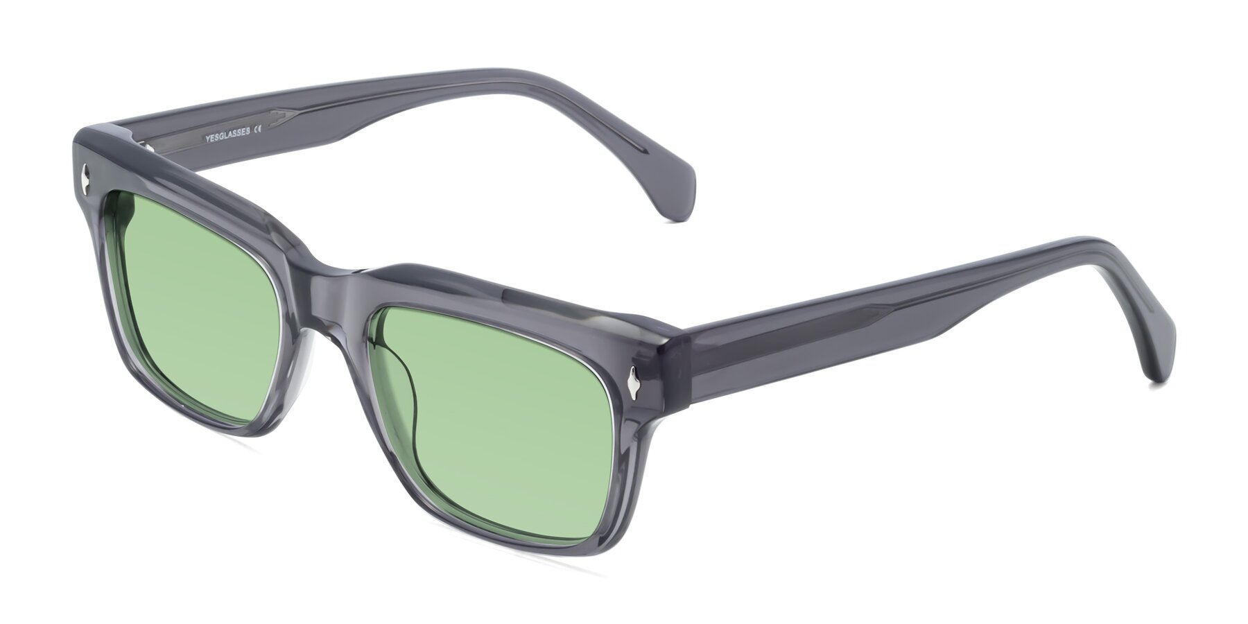 Angle of Forbes in Gray with Medium Green Tinted Lenses