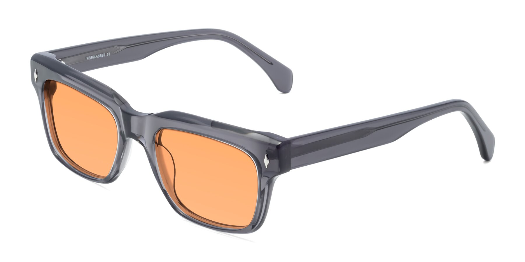 Angle of Forbes in Gray with Medium Orange Tinted Lenses