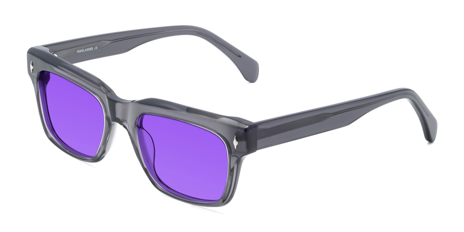 Angle of Forbes in Gray with Purple Tinted Lenses
