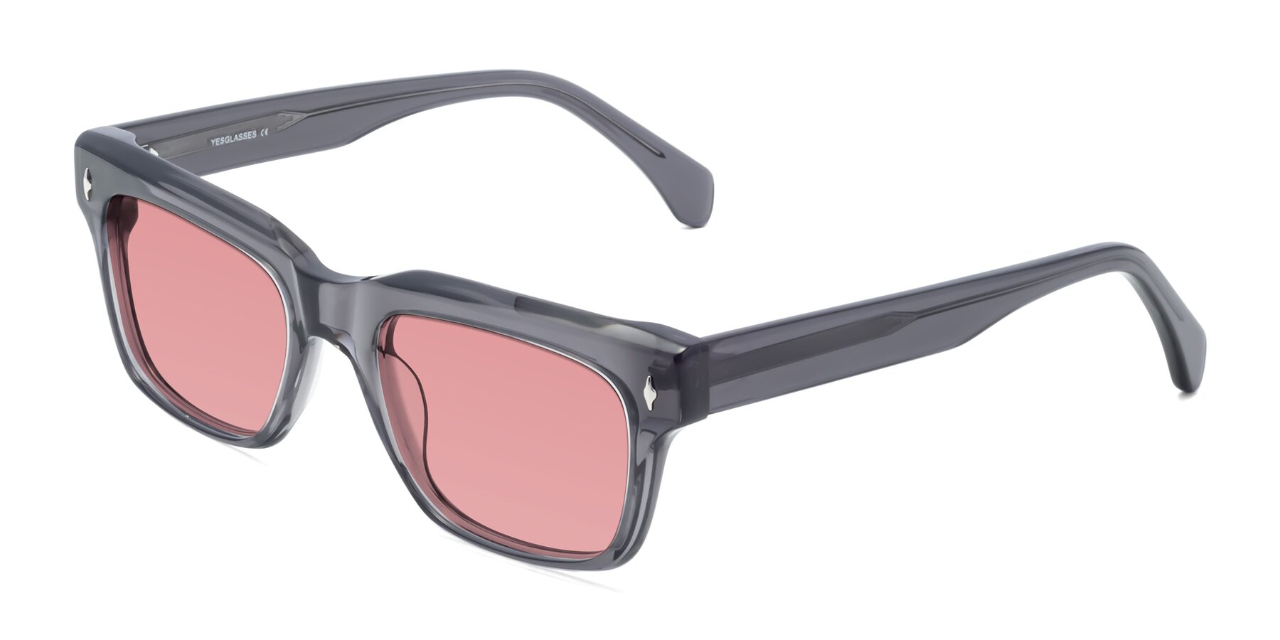 Angle of Forbes in Gray with Medium Garnet Tinted Lenses