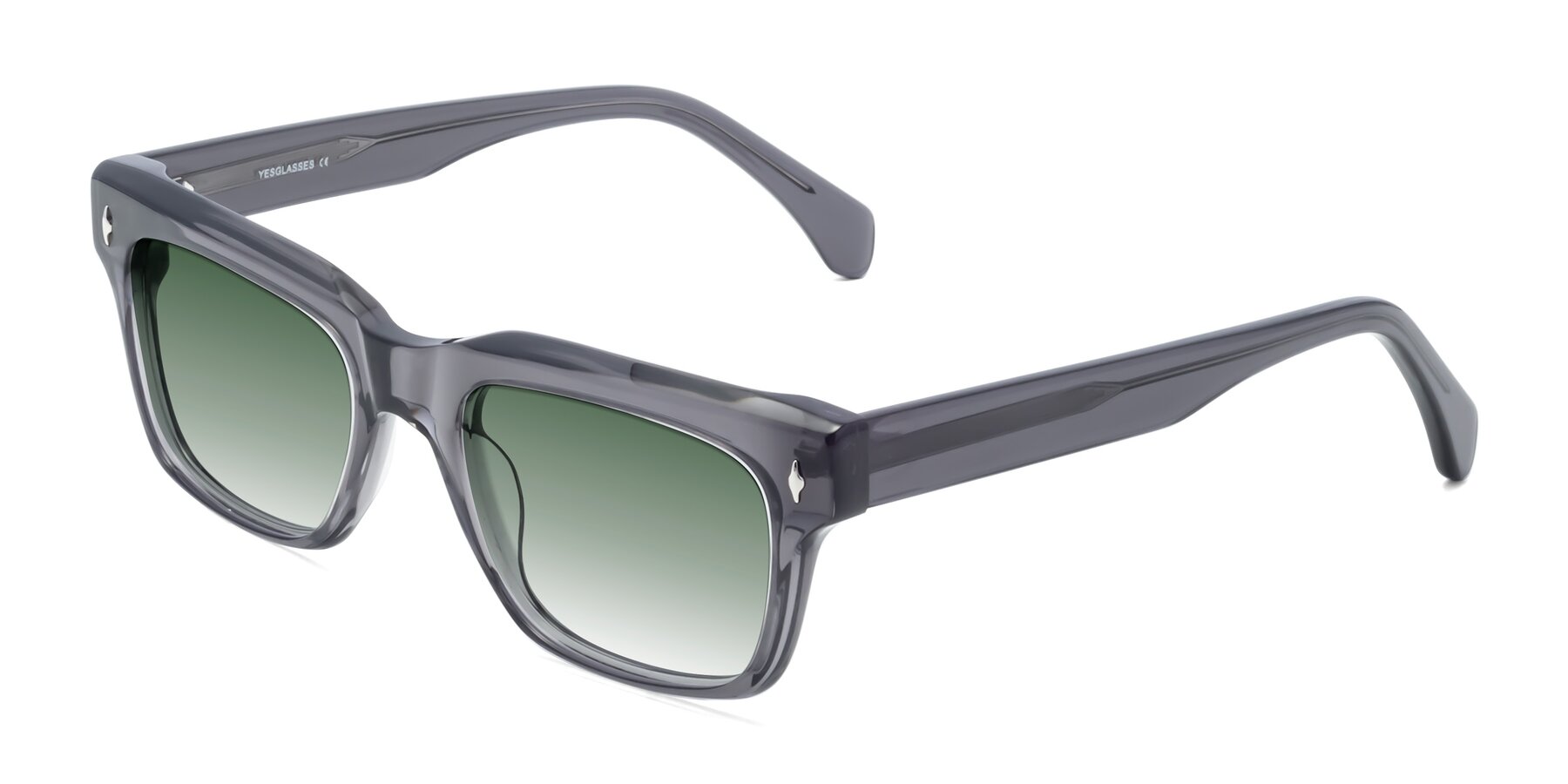 Angle of Forbes in Gray with Green Gradient Lenses