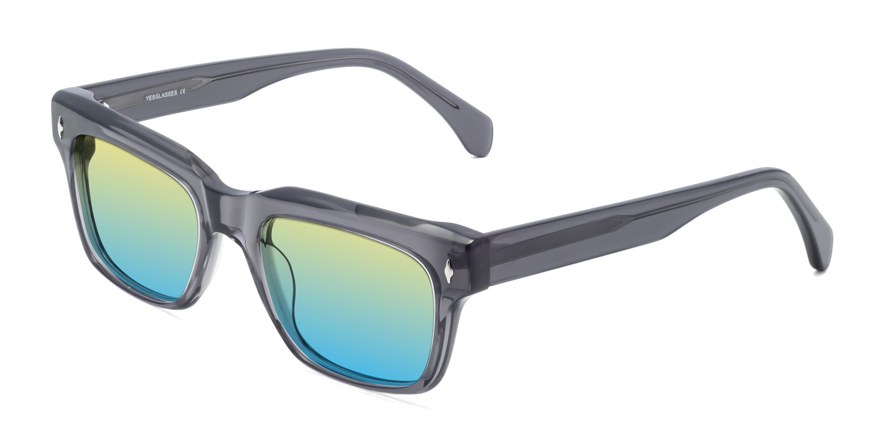 Angle of Forbes in Gray with Yellow / Blue Gradient Lenses