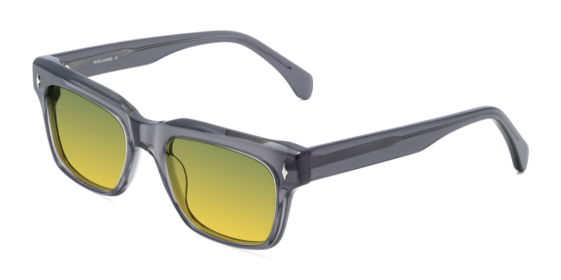 Angle of Forbes in Gray with Green / Yellow Gradient Lenses