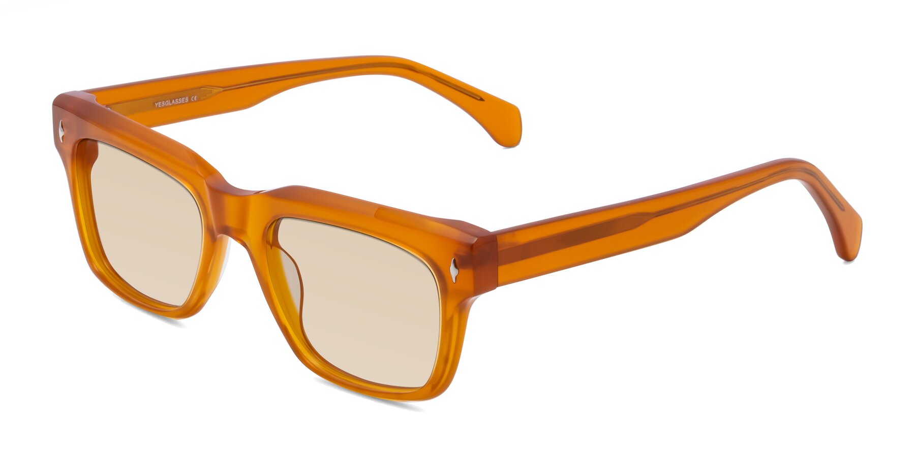 Angle of Forbes in Pumpkin with Light Brown Tinted Lenses