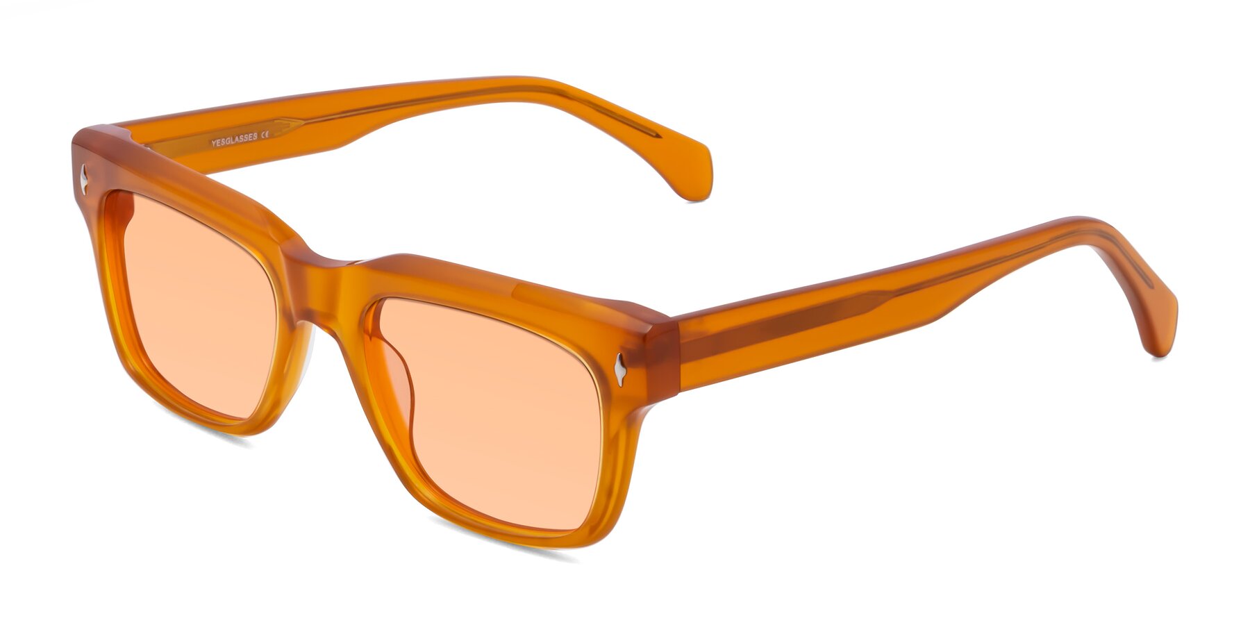 Angle of Forbes in Pumpkin with Light Orange Tinted Lenses