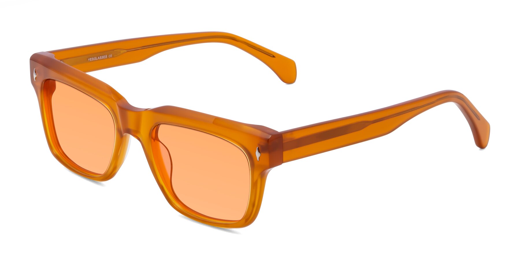 Angle of Forbes in Pumpkin with Medium Orange Tinted Lenses