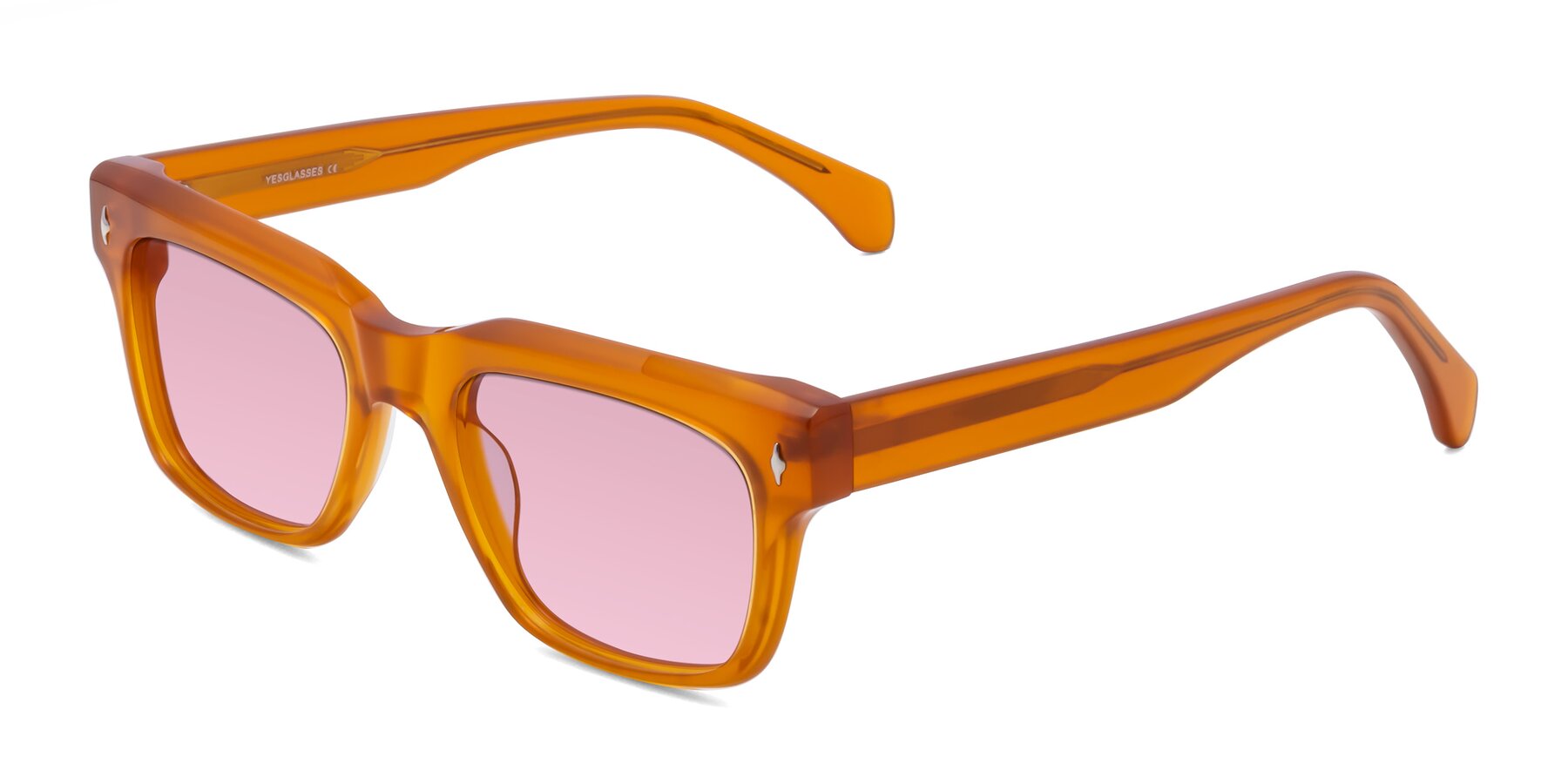 Angle of Forbes in Pumpkin with Light Wine Tinted Lenses