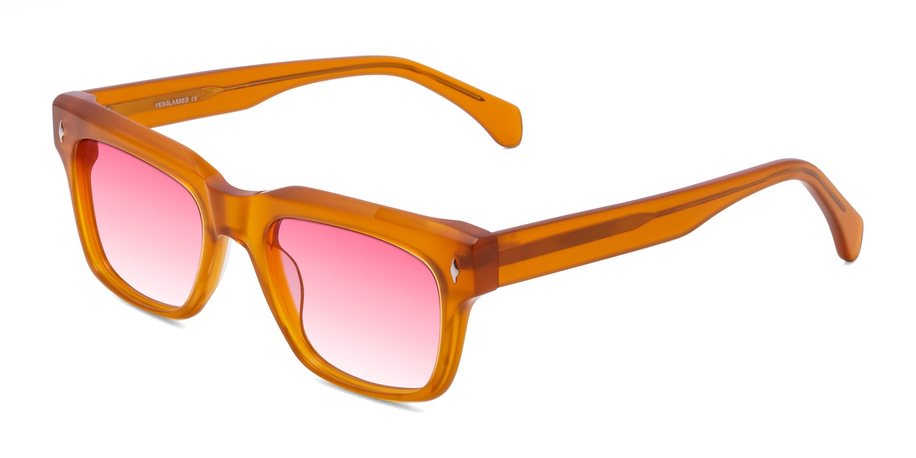 Angle of Forbes in Pumpkin with Pink Gradient Lenses