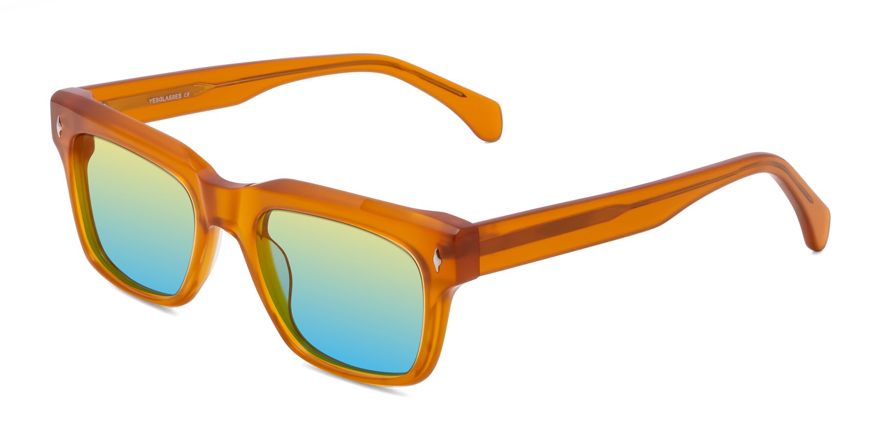 Angle of Forbes in Pumpkin with Yellow / Blue Gradient Lenses