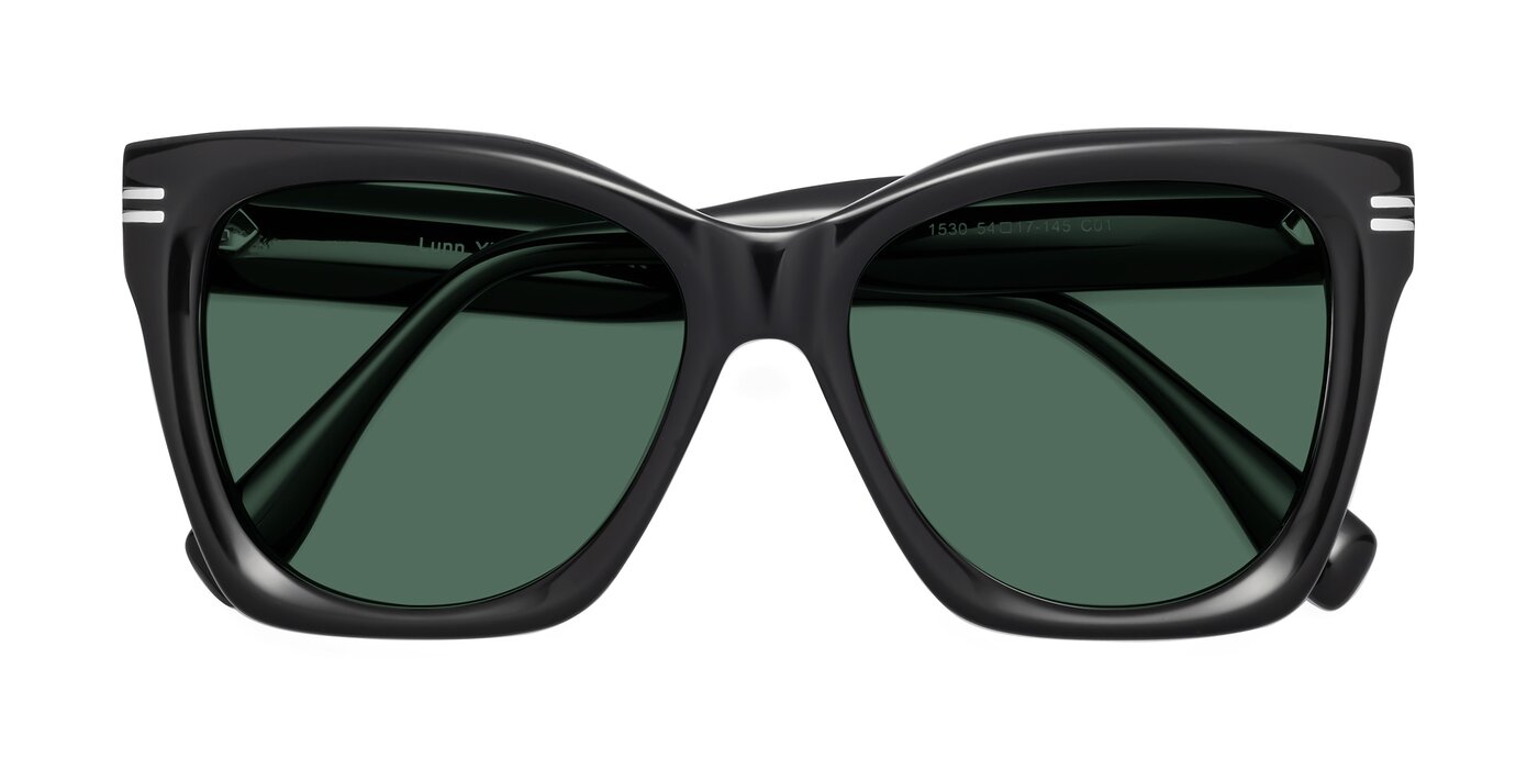 Lunn - Black Polarized Sunglasses