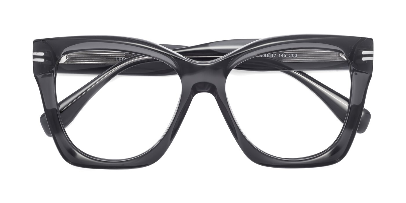Lunn - Translucent Gray Reading Glasses