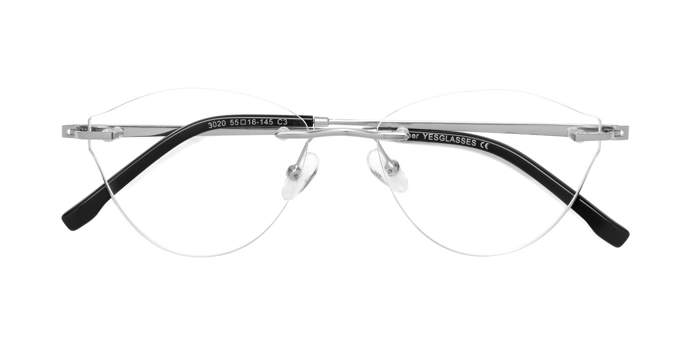 Heather - Silver Reading Glasses