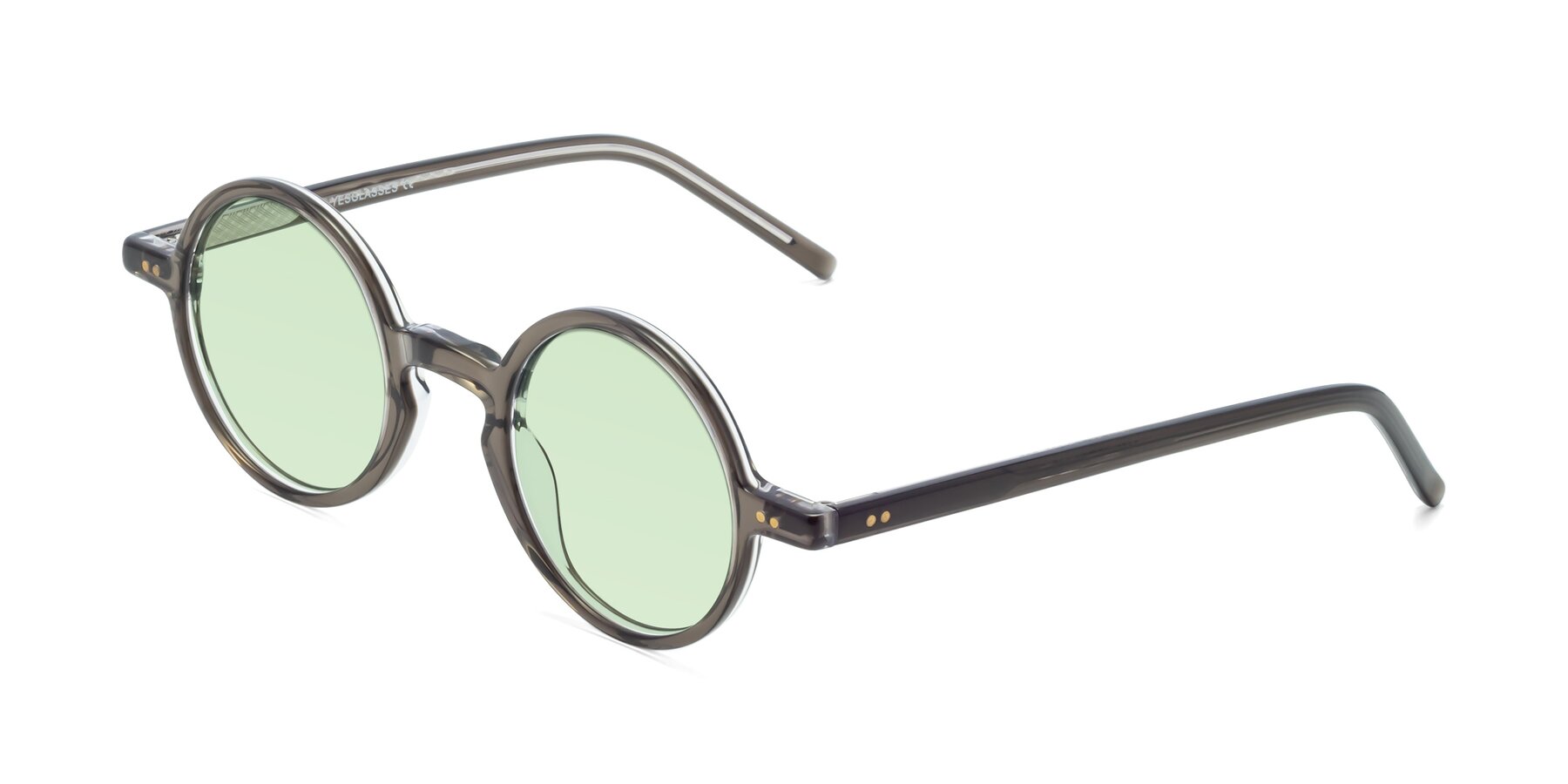 Angle of Oakes in Ash Gray with Light Green Tinted Lenses