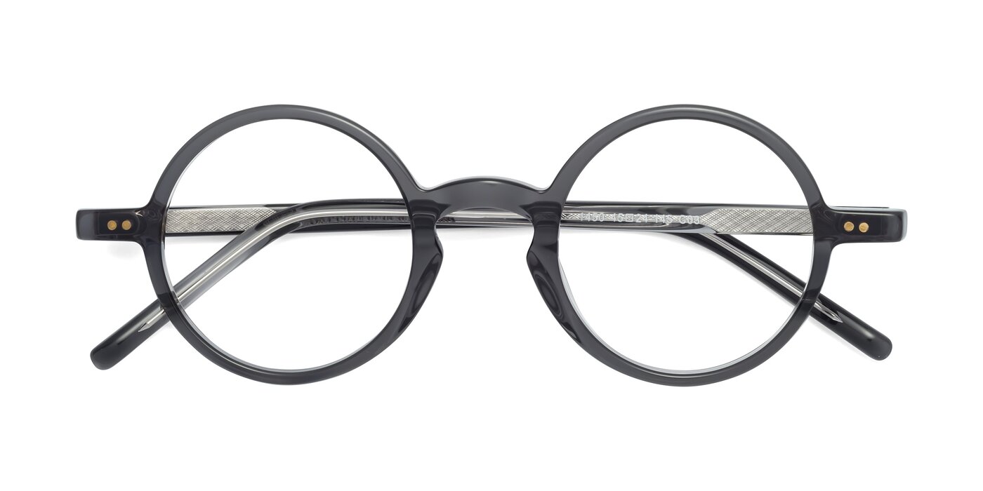 Oakes - Translucent Gray Eyeglasses