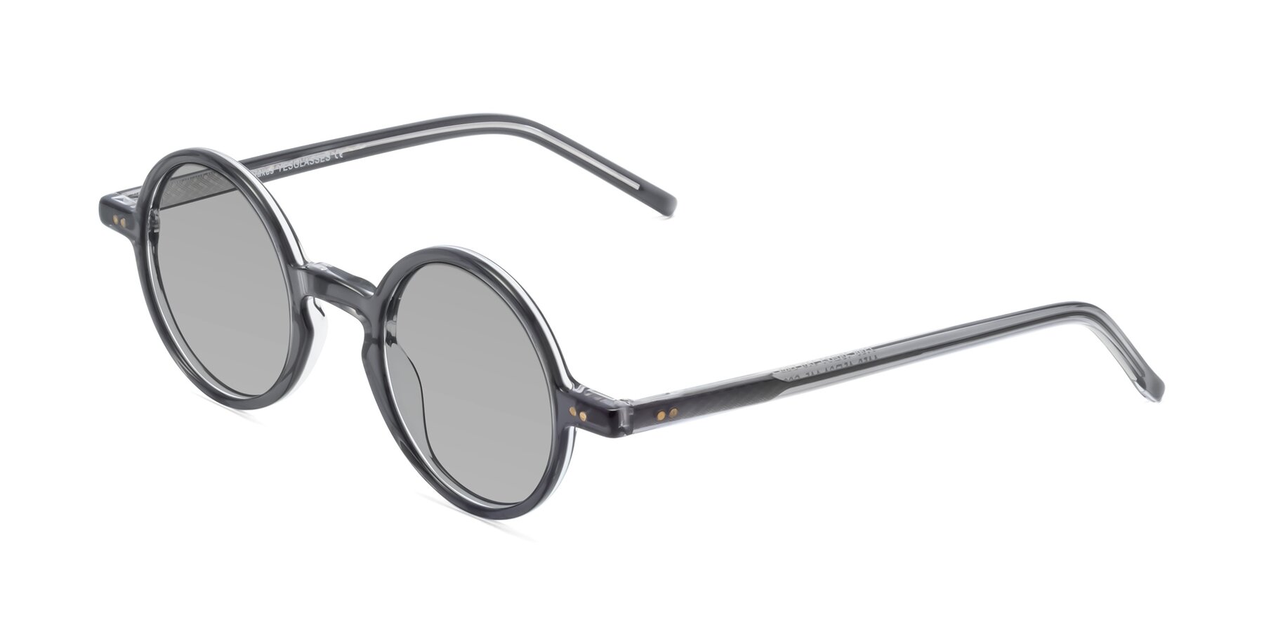 Angle of Oakes in Iron Gray with Light Gray Tinted Lenses
