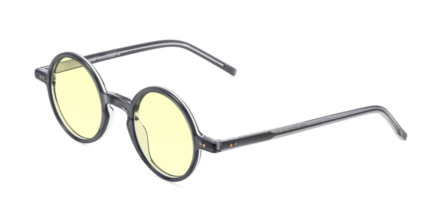 Angle of Oakes in Iron Gray with Light Yellow Tinted Lenses