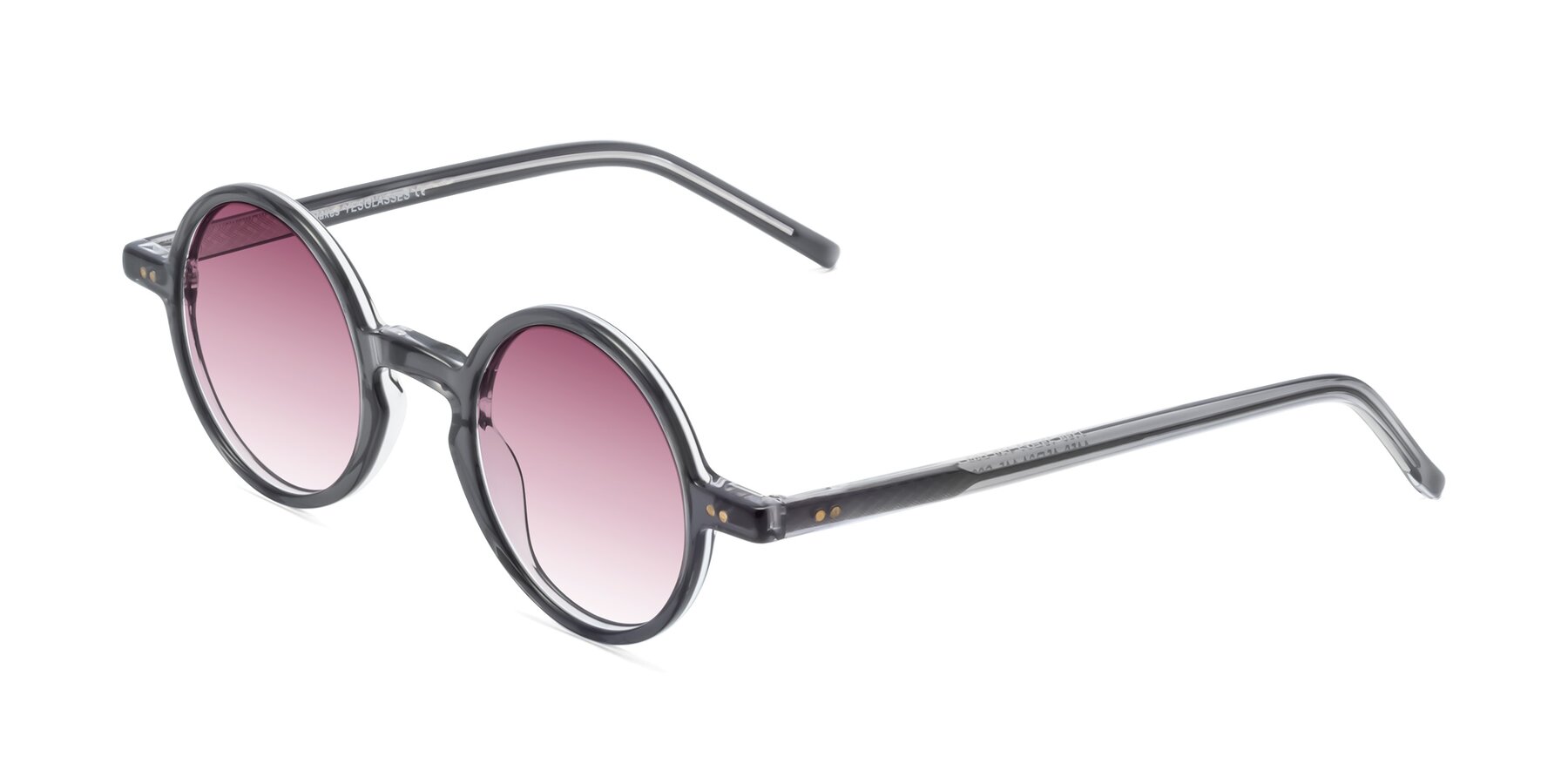 Angle of Oakes in Iron Gray with Wine Gradient Lenses