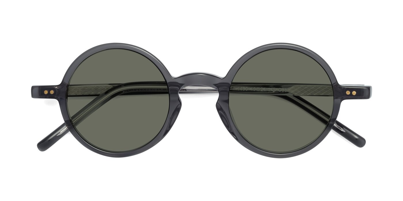 Oakes - Translucent Gray Polarized Sunglasses