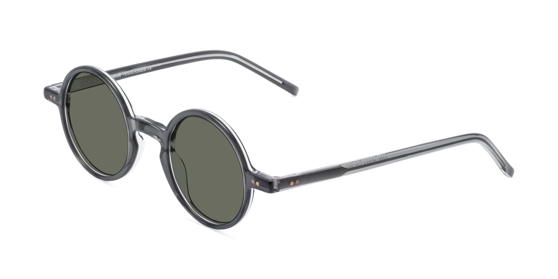 Angle of Oakes in Translucent Gray with Gray Polarized Lenses