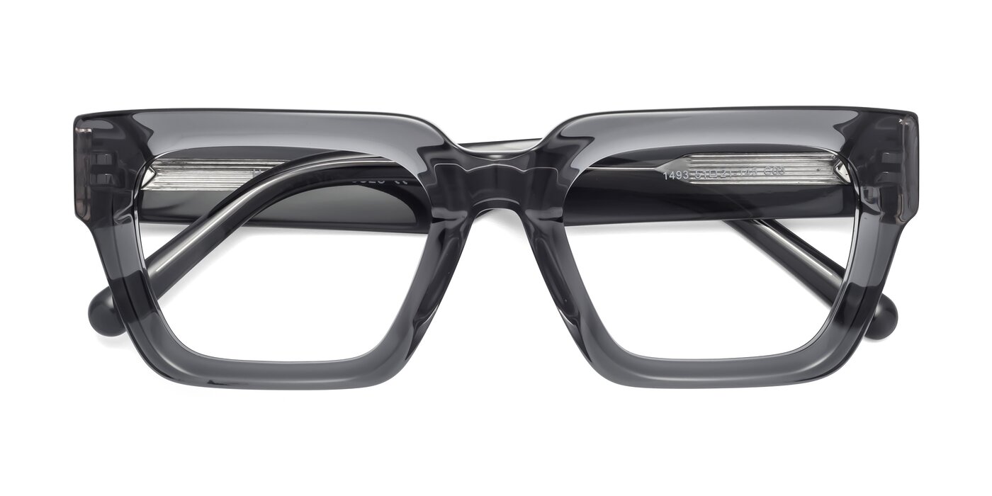 Hardy - Translucent Gray Eyeglasses