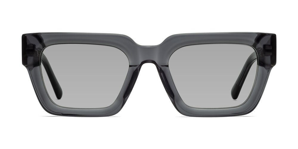 Hardy - Translucent Gray Tinted Sunglasses