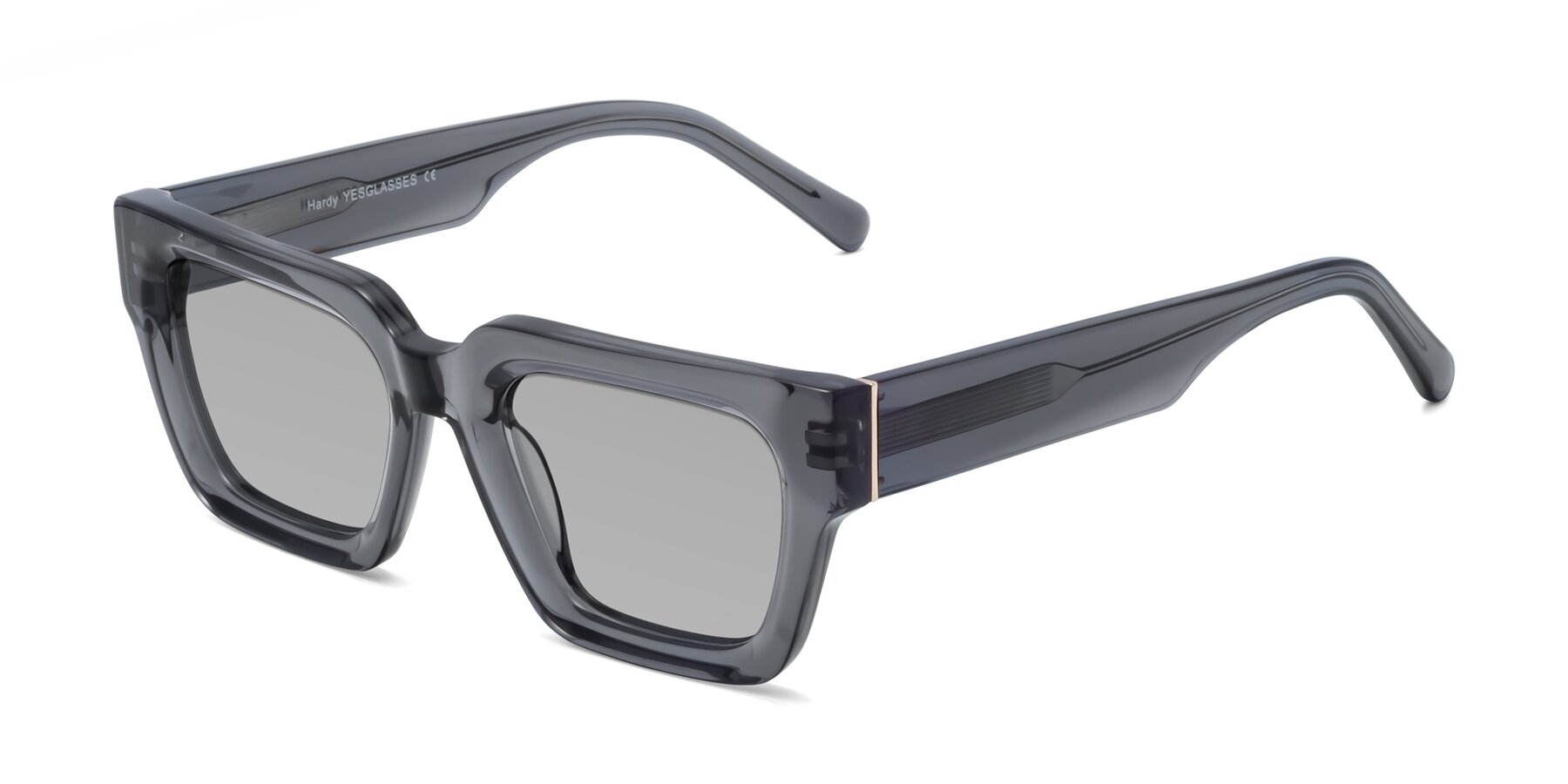 Huntermoon Square Rimless Sunglasses,Summer Glasses Fashion Sun Glasses for Men,Women,Oversized Sun Glasses, adult Unisex, Size: One size, Gray