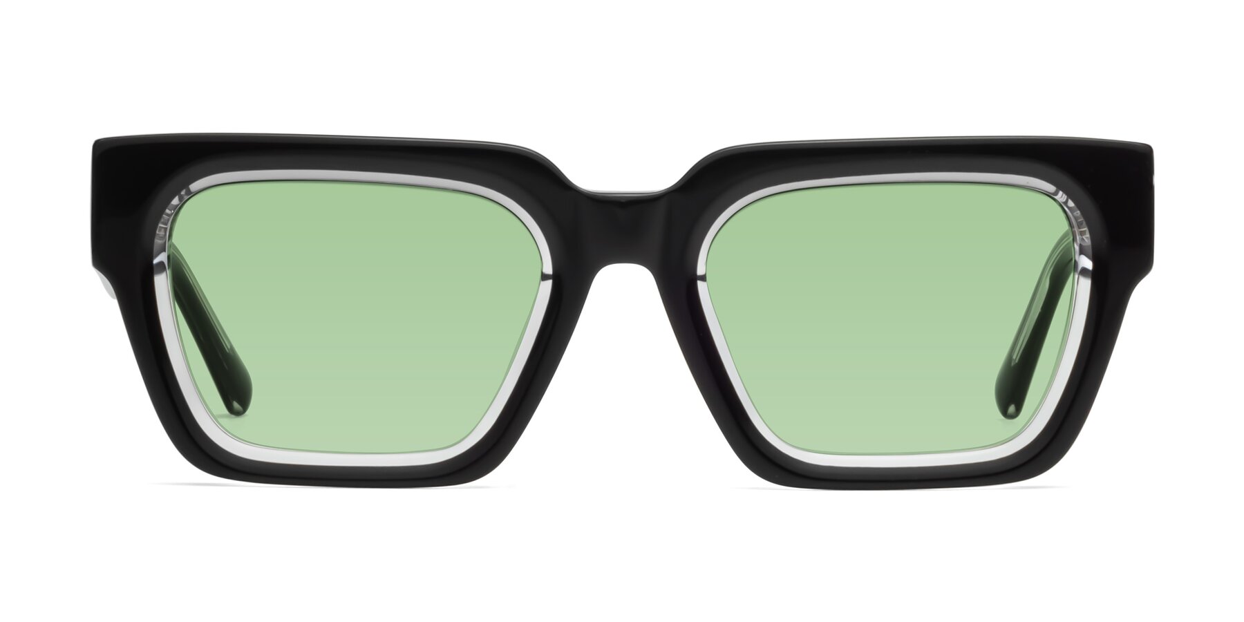 Hardy - Black / Clear Sunglasses