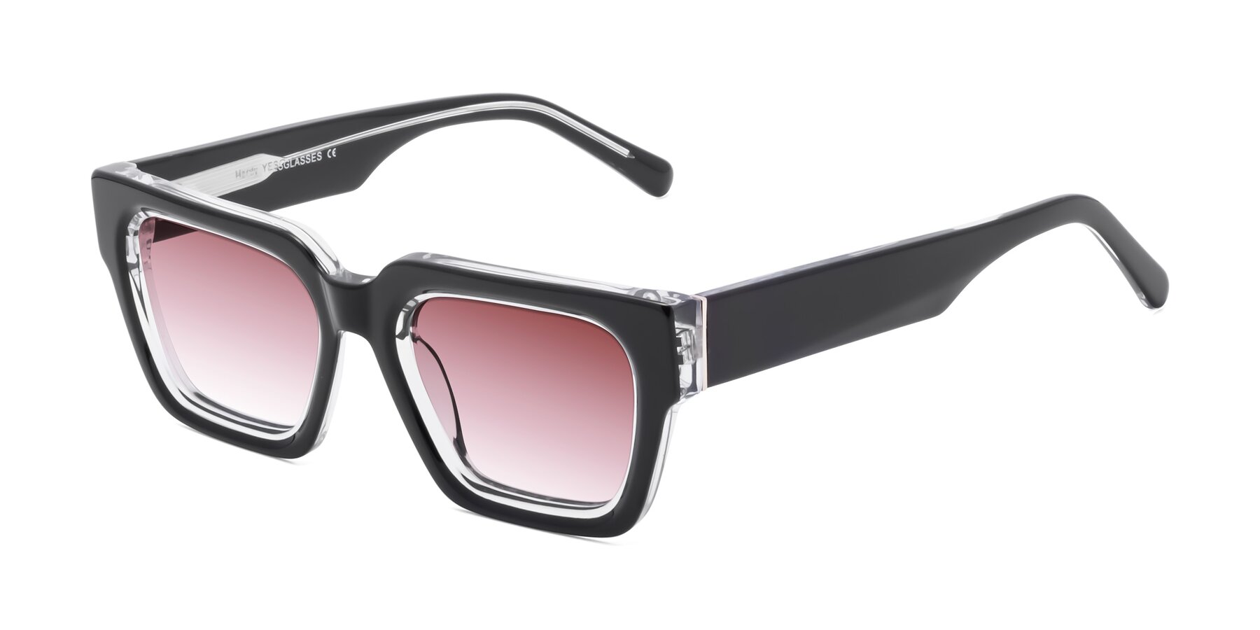 Angle of Hardy in Black-Clear with Garnet Gradient Lenses