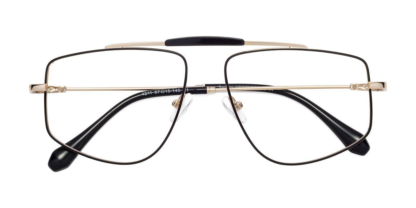 Santini - Black / Gold Eyeglasses