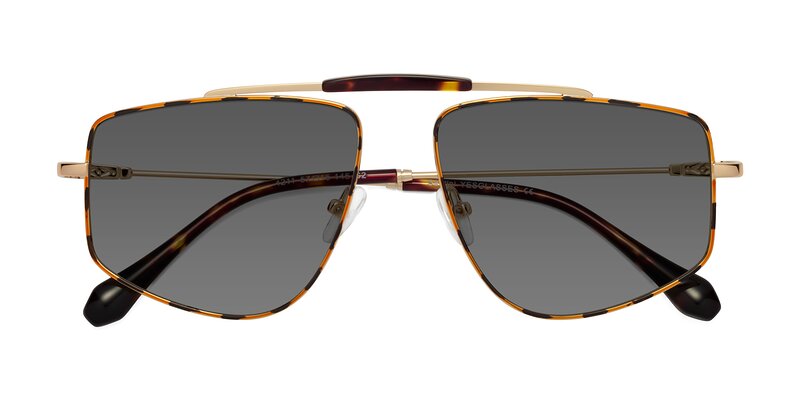 Santini - Black / Gunmetal Tinted Sunglasses