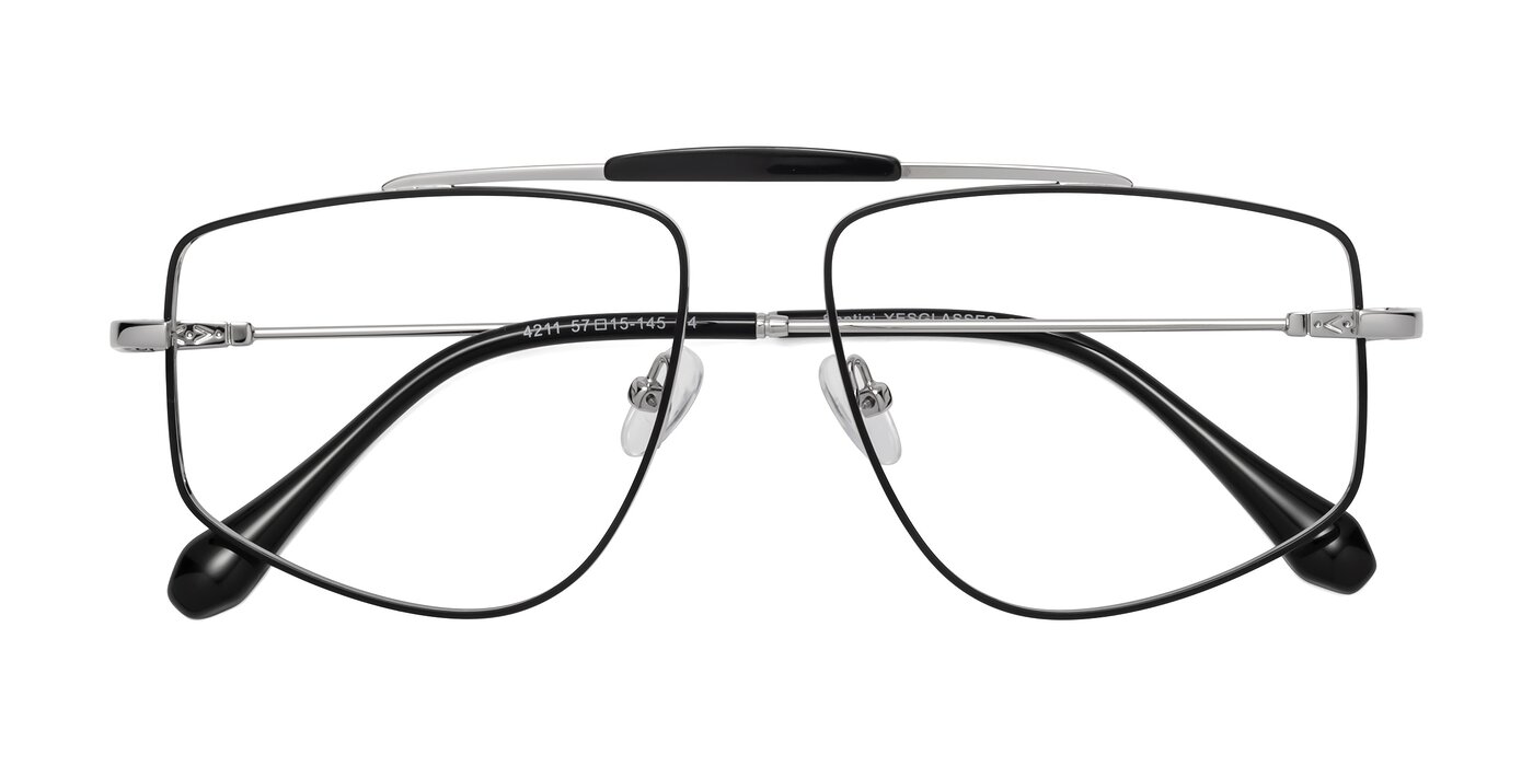 Santini - Black / Silver Eyeglasses