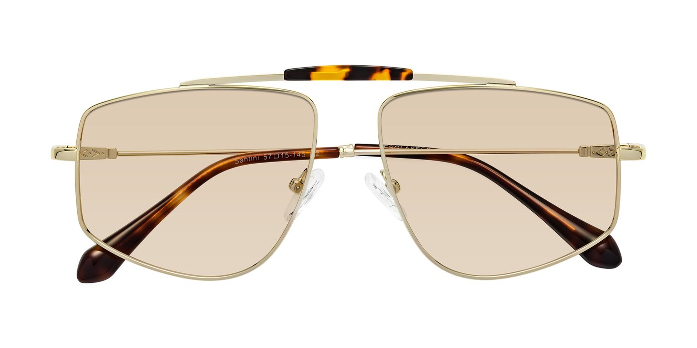 Santini - Gold Tinted Sunglasses