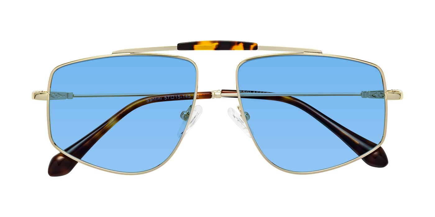 Santini - Gold Tinted Sunglasses