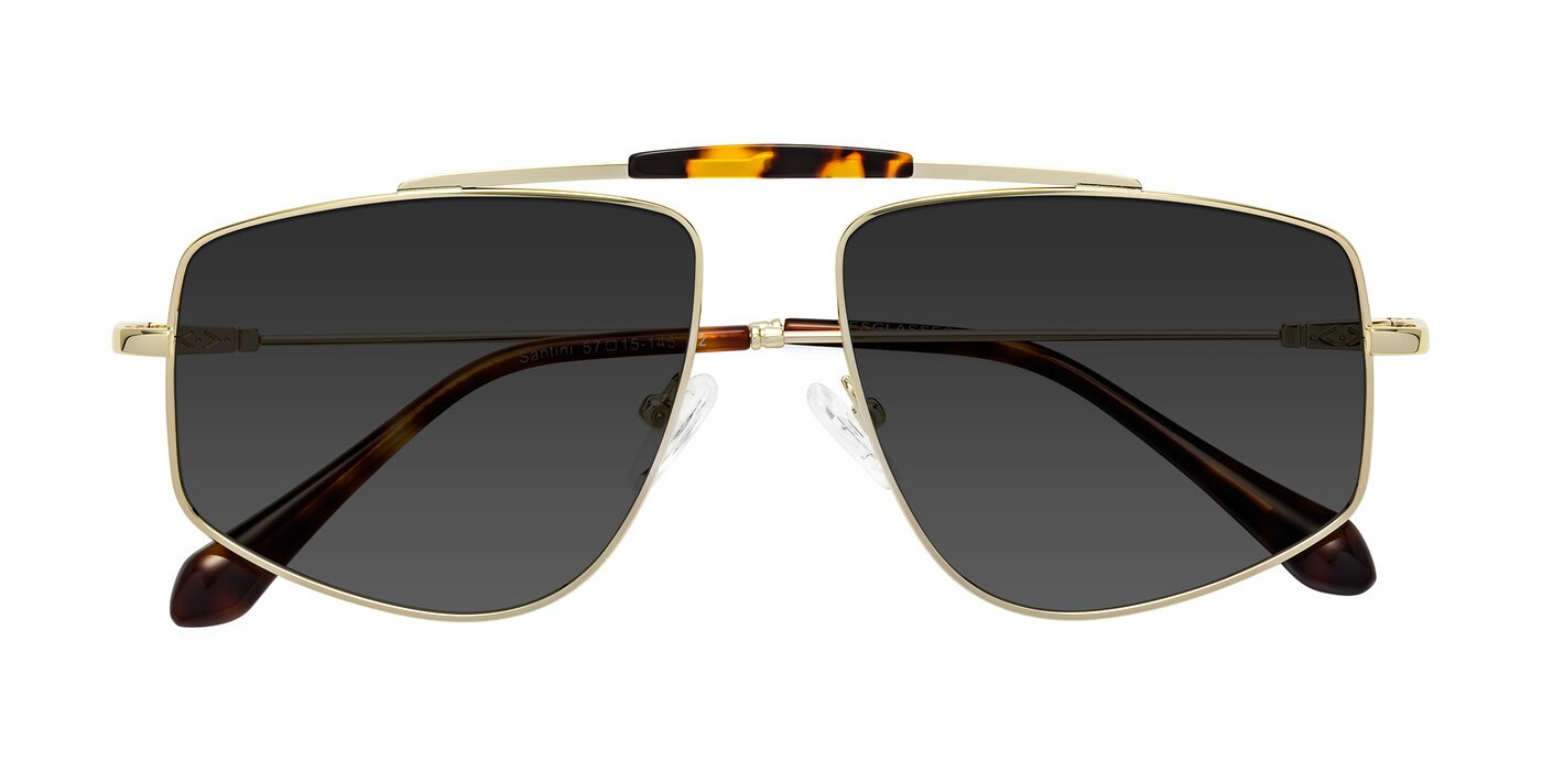 Santini - Gold Tinted Sunglasses