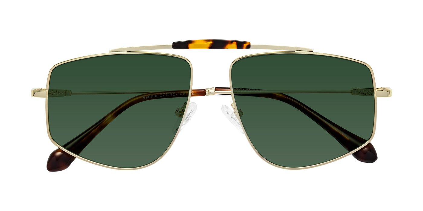 Santini - Gold Tinted Sunglasses