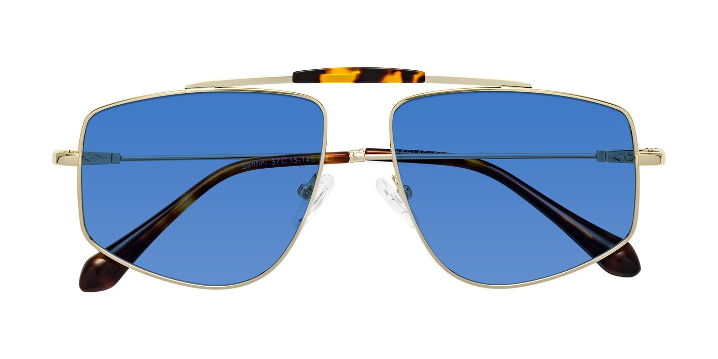 Santini - Gold Tinted Sunglasses