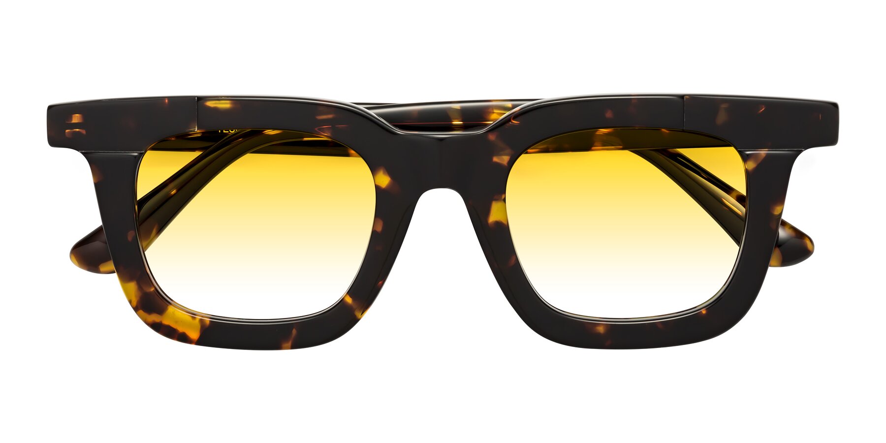 Folded Front of Mill in Tortoise with Yellow Gradient Lenses