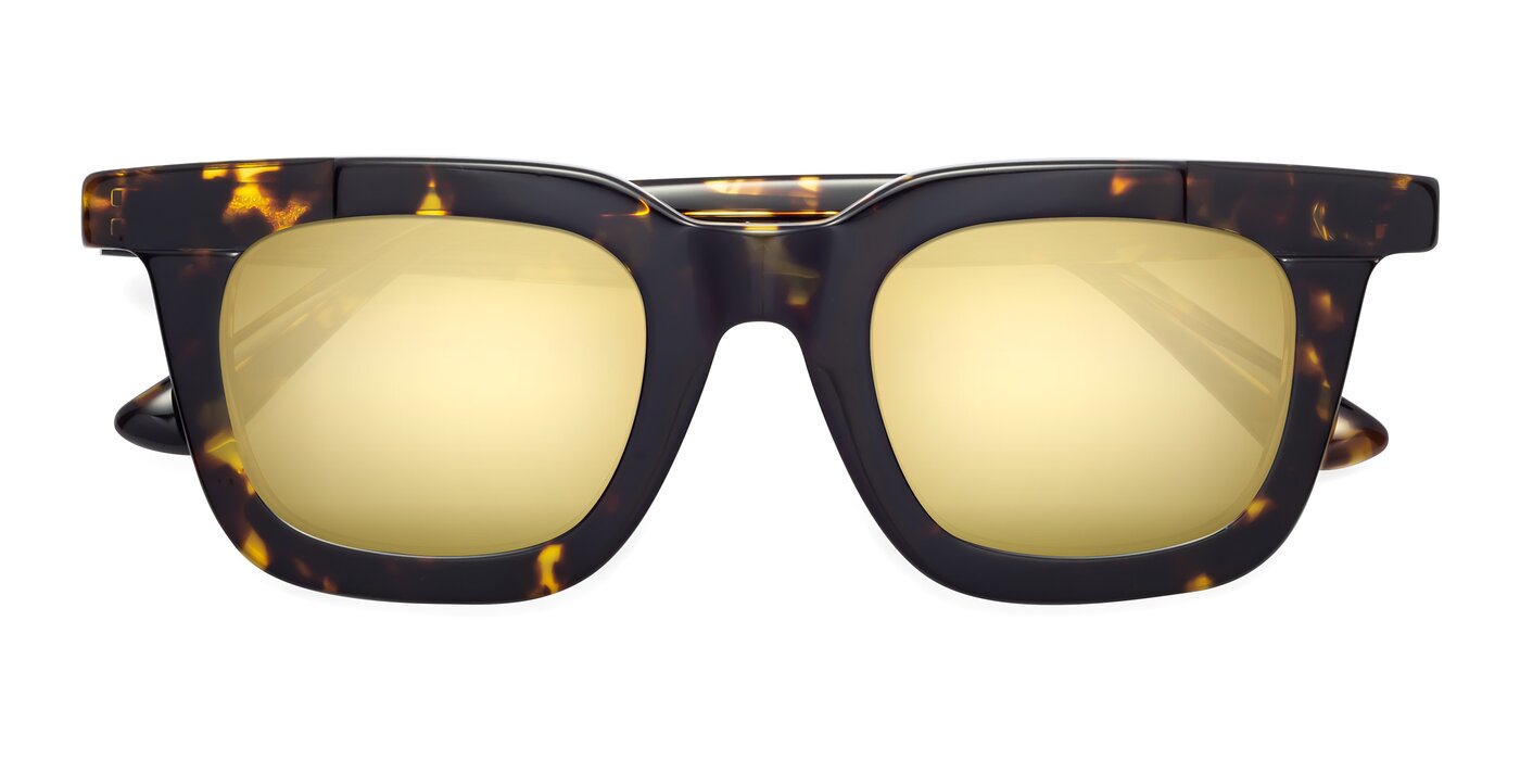 Mill - Tortoise Flash Mirrored Sunglasses