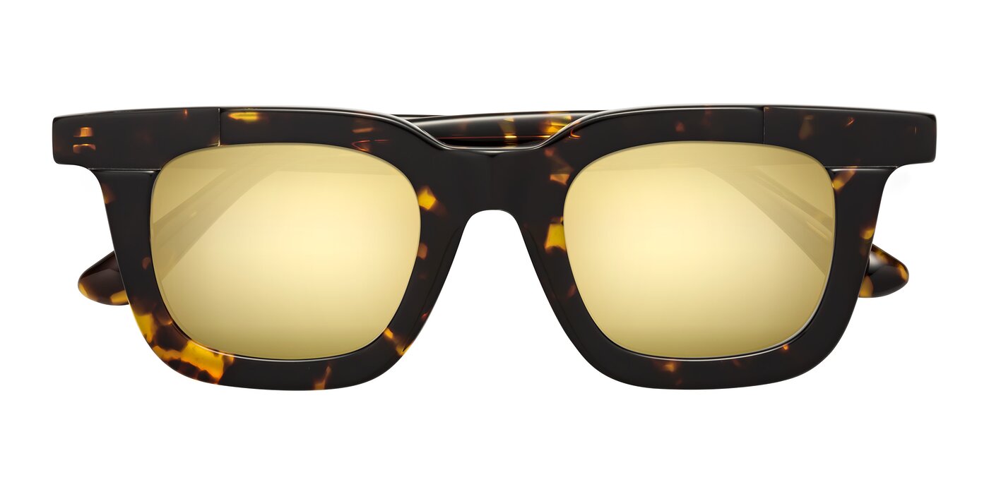 Mill - Tortoise Flash Mirrored Sunglasses