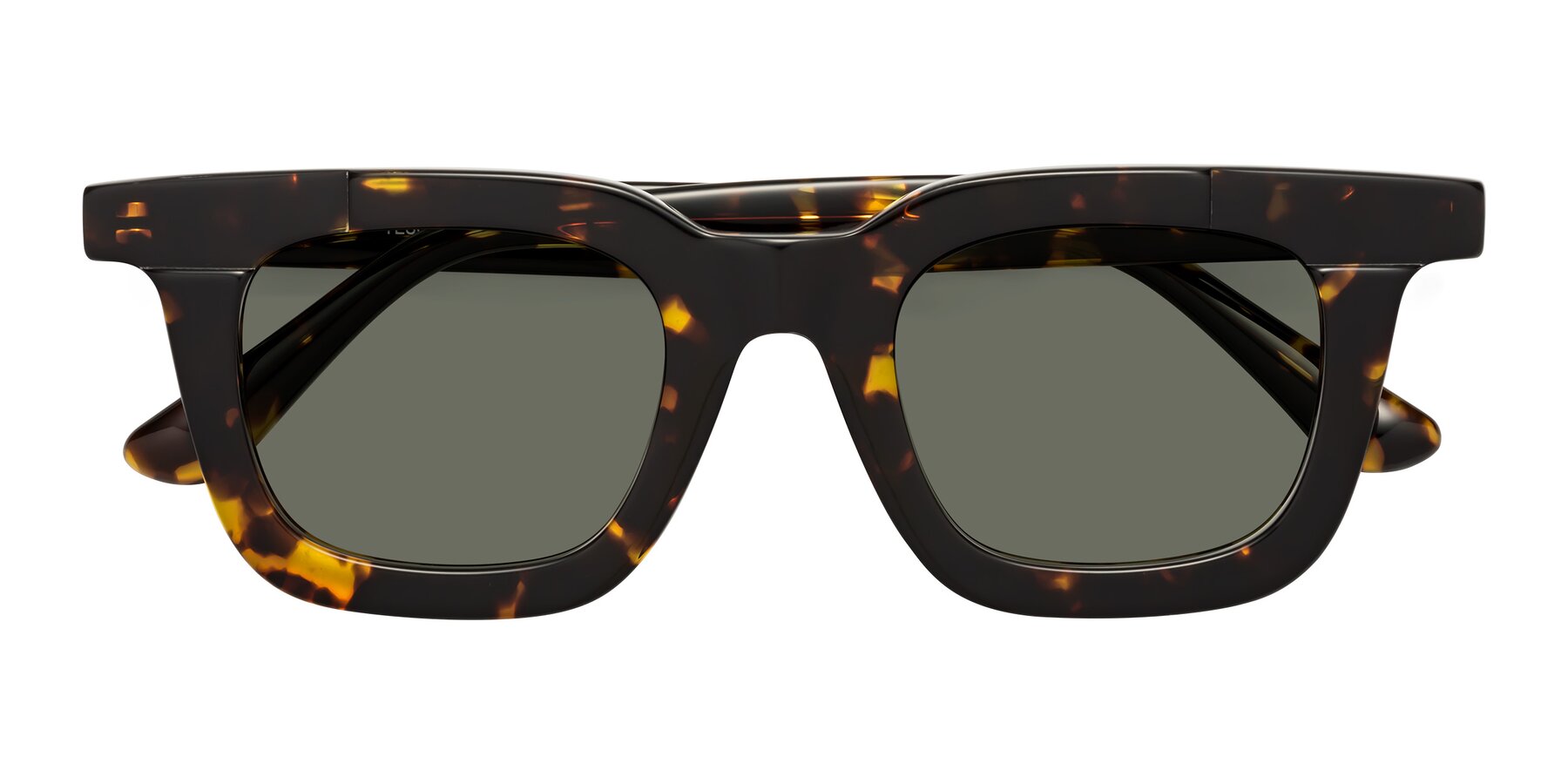 Folded Front of Mill in Tortoise with Gray Polarized Lenses