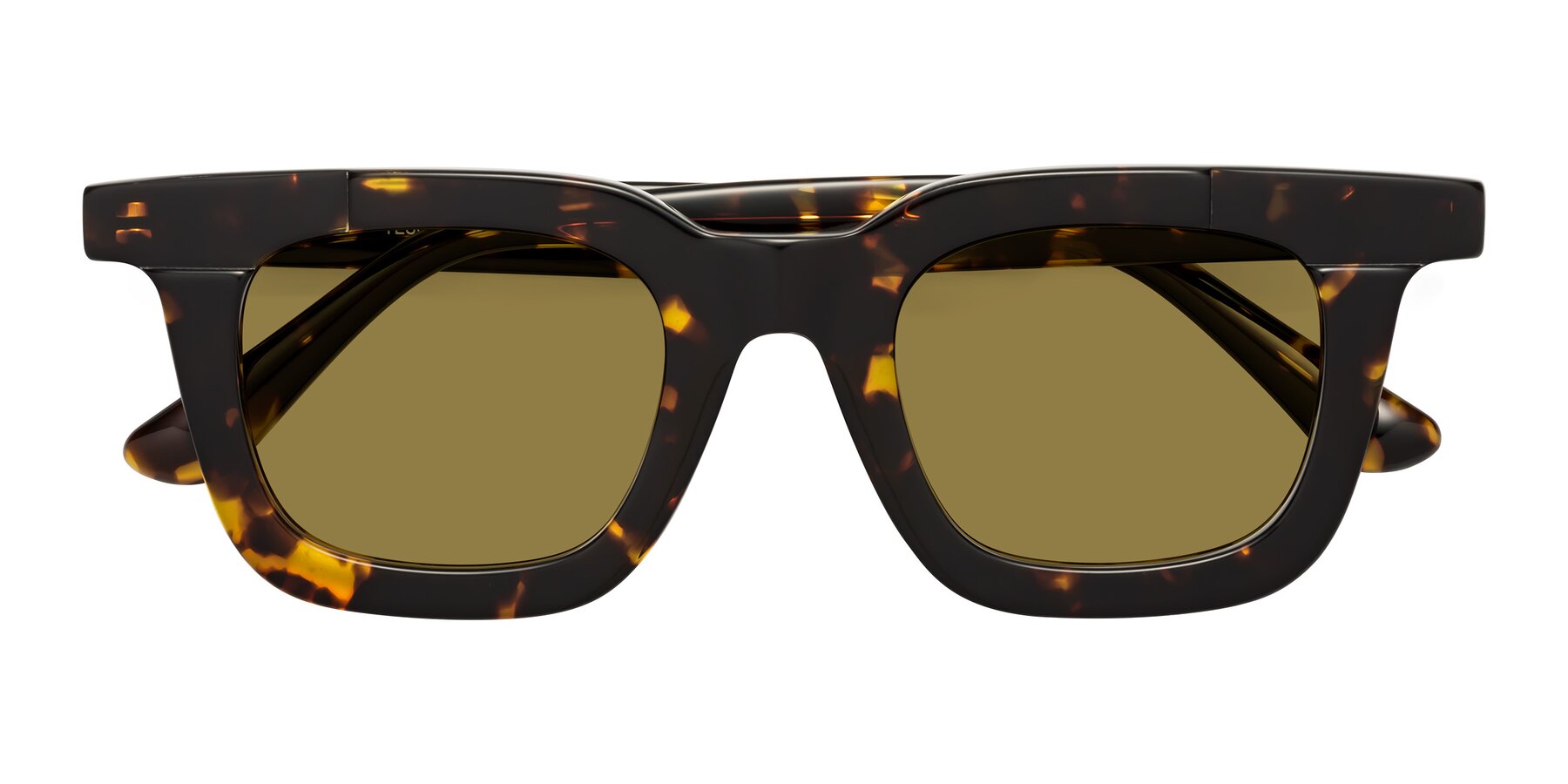 Folded Front of Mill in Tortoise with Brown Polarized Lenses