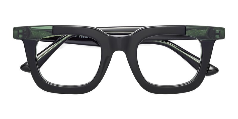 Mill - Black / Green Eyeglasses
