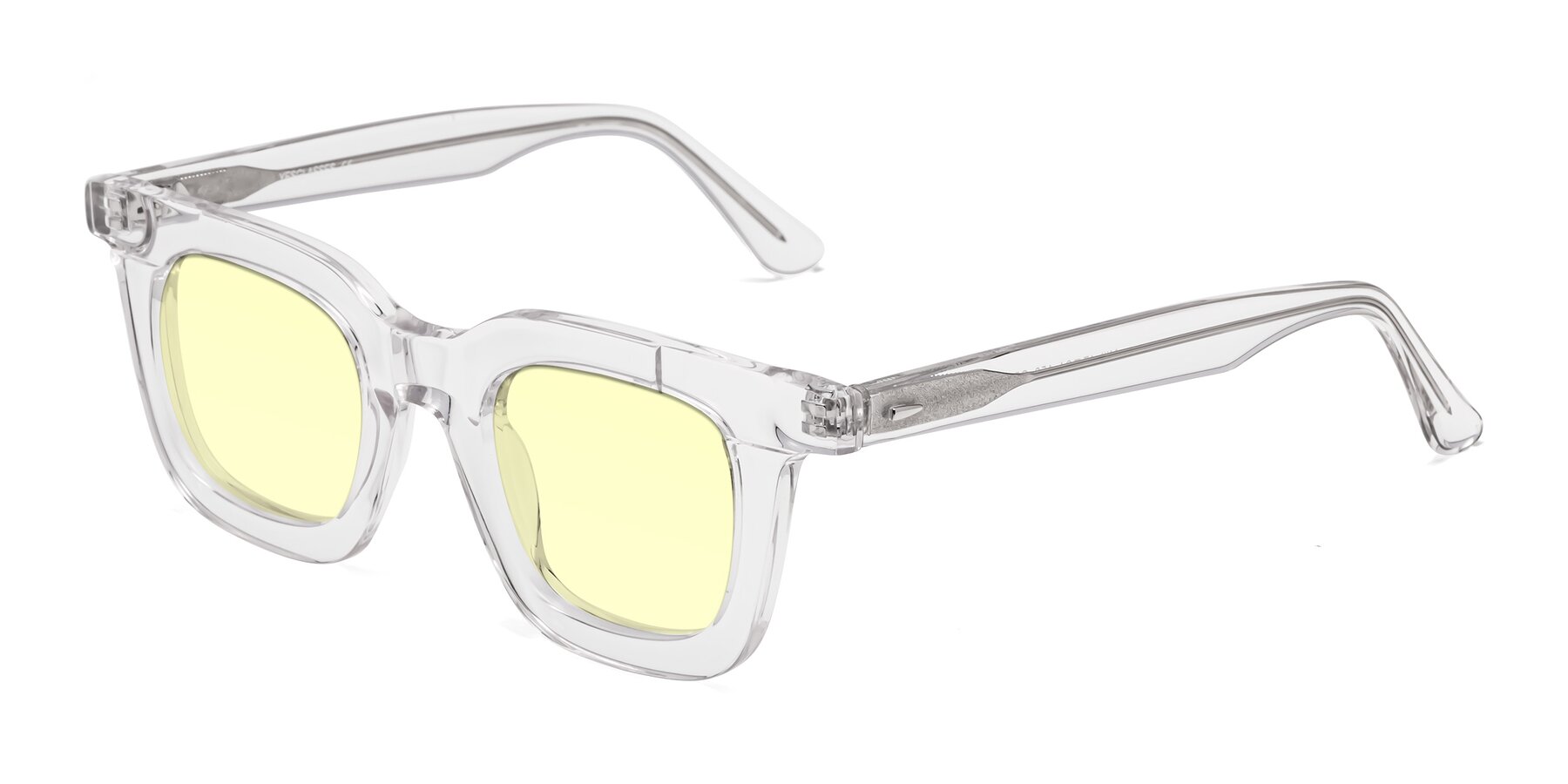 Angle of Mill in Clear with Light Yellow Tinted Lenses