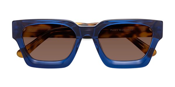 Front of Powers in Blue / Tortoise