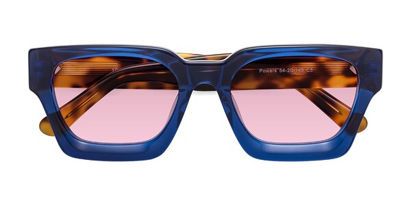 Front of Powers in Blue / Tortoise