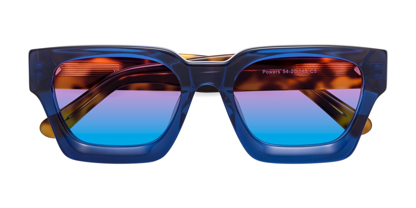 Powers - Blue / Tortoise Gradient Sunglasses