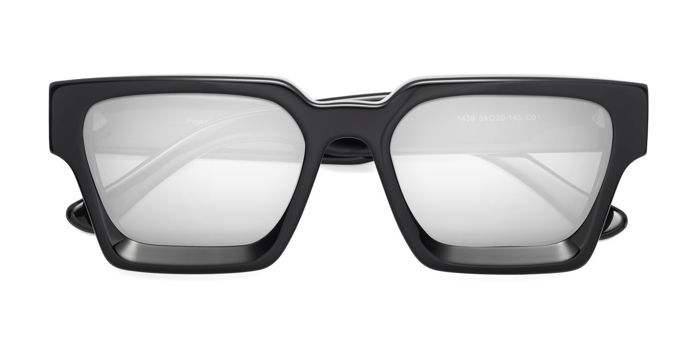 Powers - Black Flash Mirrored Sunglasses