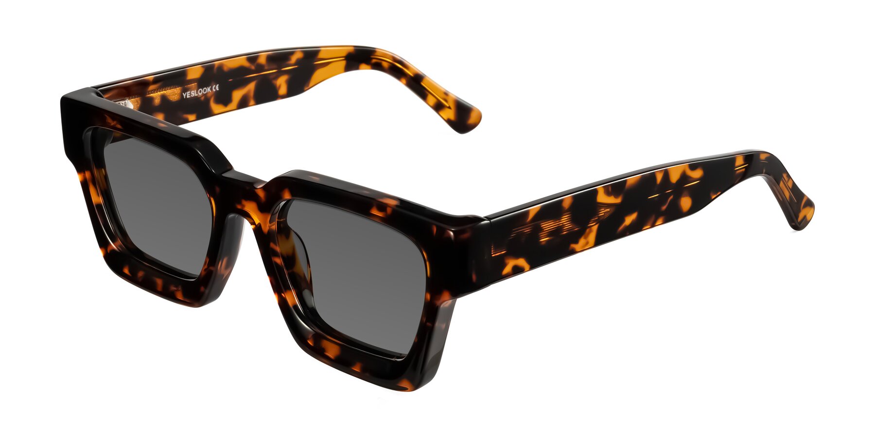 Angle of Powers in Tortoise with Medium Gray Tinted Lenses